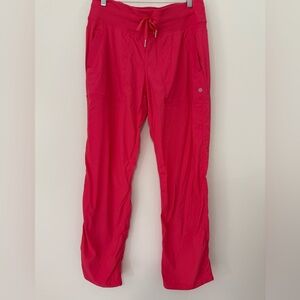 lululemon athletica Women's Pink Drawstring Leggings